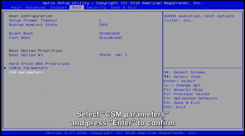 07-Select-CSM-parameters-and-press-Enter-to-confirm