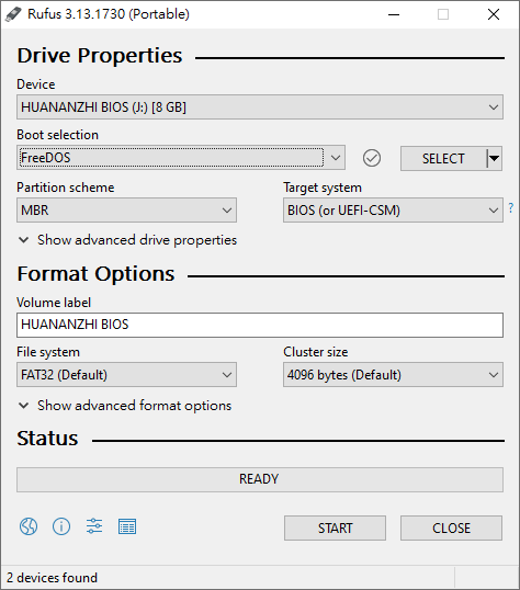 rufus error while partitioning drive